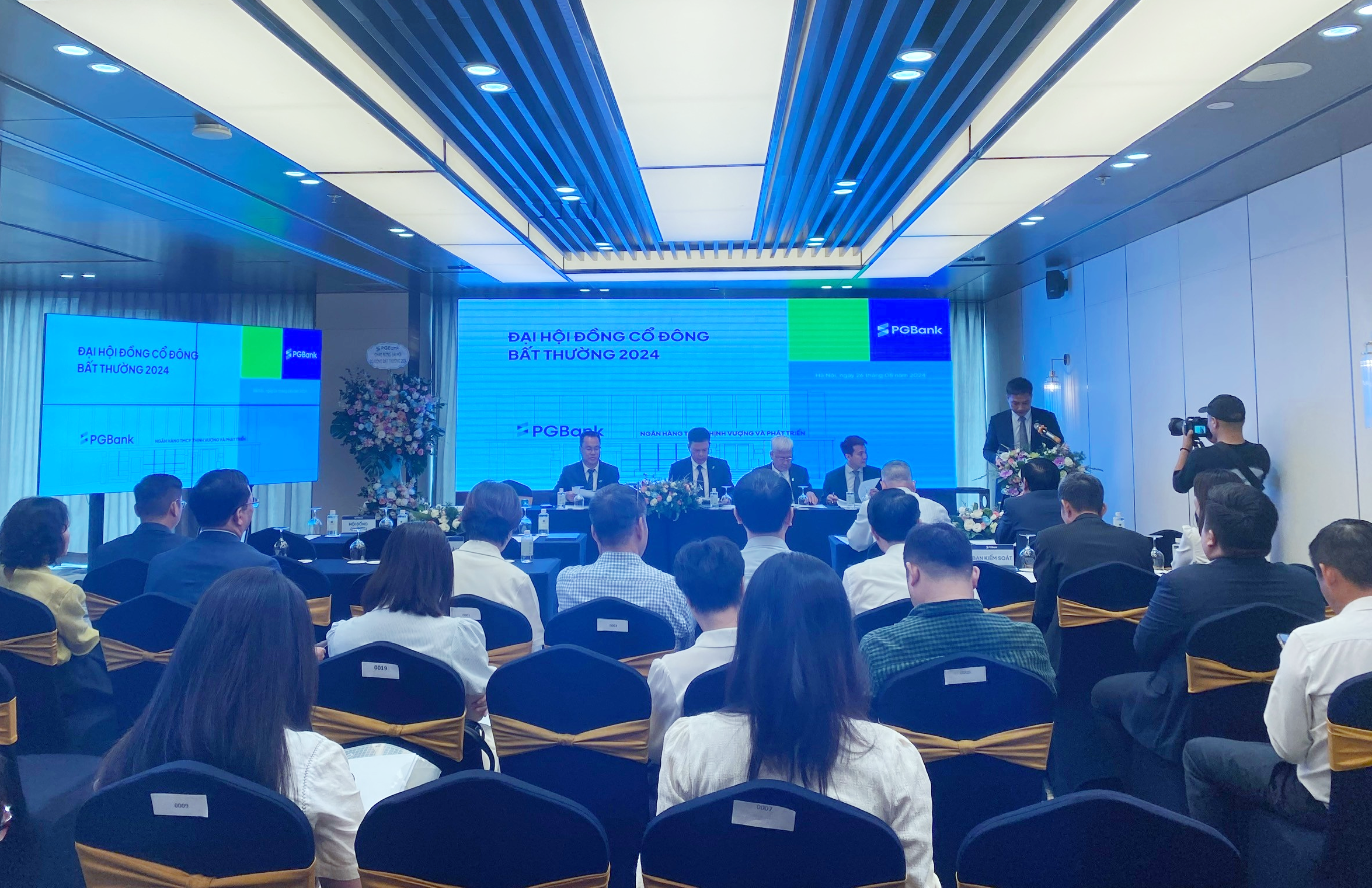 EGM 2024 PGBank: Túc số đạt hơn 68%, tính chuyển trụ sở về Thành Công Tower