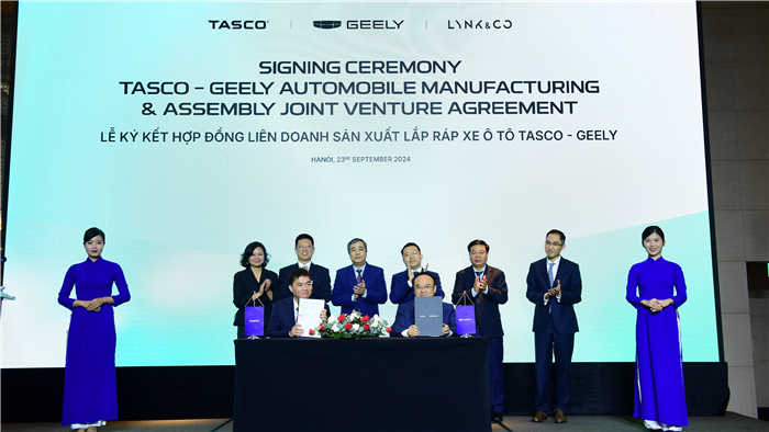Tasco "bắt tay" Geely lắp ráp ô tô tại Việt Nam