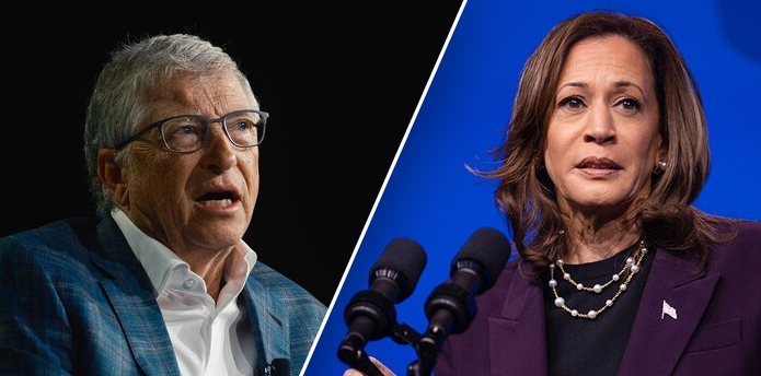 Bill Gates âm thầm ủng hộ 50 triệu USD cho chiến dịch tranh cử của bà Kamala Harris