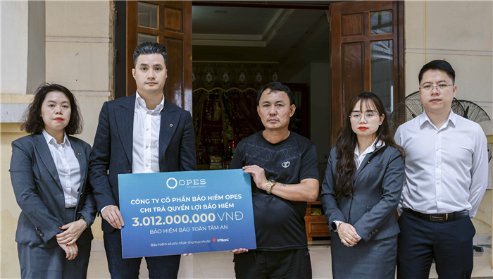 OPES chi trả hơn 3 tỷ đồng cho khách hàng tham gia bảo hiểm sức khỏe người vay tín dụng