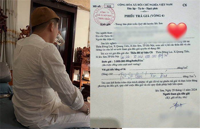 Người trả giá 30 tỷ đồng/m2 đất Sóc Sơn (Hà Nội) rồi "xin" rút: 'Tôi muốn mua nhưng thấy tự ái nên bỏ cuộc'