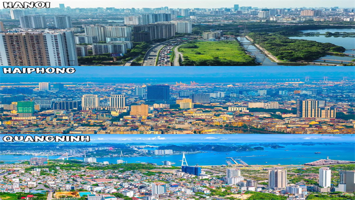 Tam giác kinh tế phía bắc lần này đều chịu ảnh hưởng trực tiếp từ siêu bão Yagi